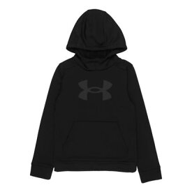 アンダーアーマー UNDER ARMOUR ジュニア スウェットフルジップ UAアーマーフリース ビッグロゴ フーディー 1379799 （Black / / Black）