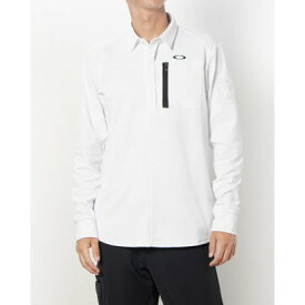 オークリー OAKLEY メンズ ゴルフ 長袖シャツ OAKLEY BLUR JQ LS SHIRT FOA405740 （WHITE）