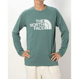 ザ ノース フェイス THE NORTH FACE メンズ 陸上/ランニング 長袖Tシャツ L/S GTD Logo Crew_ロングスリーブGTDロゴクルー NT12377 （ダークセージ）