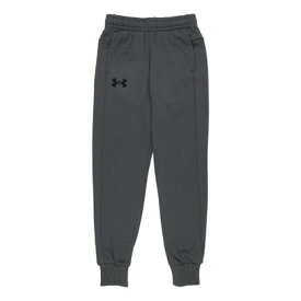 アンダーアーマー UNDER ARMOUR ジュニア スウェットロングパンツ UAアーマーフリース ジョガーパンツ 1373543 （Pitch Gray / / Black）