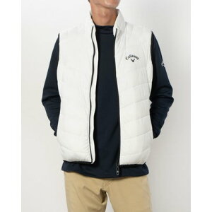 キャロウェイ Callaway メンズ フルジップ中綿ベスト 6217281117 (ホワイト)