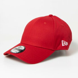 ニューエラ NEW ERA ニューエラ Newera キャップ 無地 プレーン サイドロゴ 野球チーム 940 ナインフォーティ 野球帽 帽子 シンプル メンズ レディース NEWERA 9FORTY PLAIN CAP （レッド）