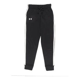 アンダーアーマー UNDER ARMOUR ジュニア スウェットロングパンツ UAライバルフリース パンツ 1366779 （Black / White / White）