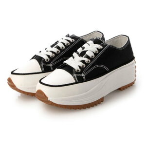 アタガール attagirl 厚底ローカットスニーカー(313-1376) (ブラック)