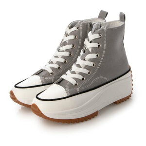 アタガール attagirl 厚底ハイカットスニーカー(313-1377) (グレー)