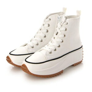 アタガール attagirl 厚底ハイカットスニーカー(313-1377) (ホワイト)