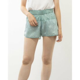 ロキシー ROXY レディース フィットネス ショートパンツ CROWN SHORTS RPT234529 （グリーン）