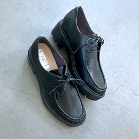 エンチャンテッド enchanted 晴雨兼用プラットフォームチロリアンシューズ （ブラック）