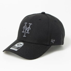 フォーティーセブン 47 キャップ 帽子 ニューヨーク メッツ MVP16WBV 男女兼用 野球チーム 47BRAND METS MVP （ブラックxチャコール）