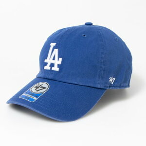 フォーティーセブン 47 キャップ キッズ 帽子 子供 野球チーム オールシーズン 調節可能 クリーンナップ 柔らか 刺繍ロゴ 47BRAND KIDS CLEAN UP (ロイヤル)