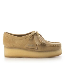 クラークス Clarks WALLACRAFT BEE ワラクラフトビー 厚底 26173498 （ベージュ）