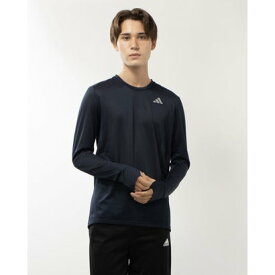 アディダス adidas メンズ 陸上/ランニング 長袖Tシャツ オウン ザ ラン 長袖Tシャツ IM2490 （ネイビー）