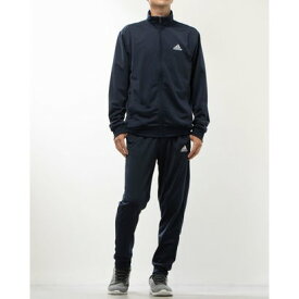 アディダス adidas メンズ ジャージ上下セット リニアロゴ トリコット トラックスーツ(ジャージ上下) HZ2219 （レジェンドインク/ホワイト）