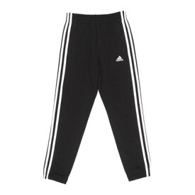 アディダス adidas ジュニア スウェットロングパンツ U ESS 3S 裏起毛スウェットパンツ HR6333 （ブラック/ホワイト）