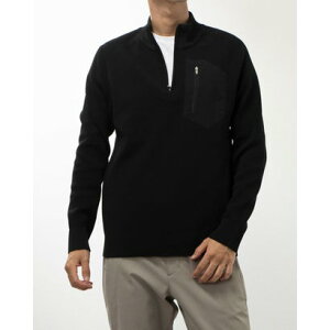 イグニオ IGNIO メンズ ゴルフ 長袖セーター アイヒートジップセーター IG-1S1523Z-H (ブラック)