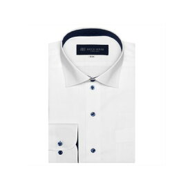 トーキョーシャツ TOKYO SHIRTS 【透け防止】 形態安定 ワイドカラー 長袖 ワイシャツ （ホワイト）