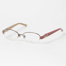 クリスチャン ディオール Christian Dior メガネ 眼鏡 アイウェア レディース メンズ （ピンク/ベージュ）