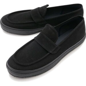 [X^[ MoonStar FINE VULCANIZED LOAFY W BLACK [54323476] iBLACKj