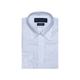 トーキョーシャツ TOKYO SHIRTS 【超形態安定】 ボットーニボタンダウン 綿100% 長袖 ワイシャツ （ブルー）