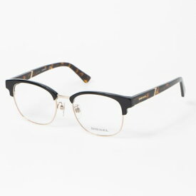 ディーゼル DIESEL メガネ 眼鏡 アイウェア レディース メンズ （ダークデミブラウン/ゴールド）