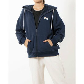 フィラ FILA レディース スウェットフルジップ ストレッチ裏起毛スウェットZIPパーカー FL-9C25033TJ （ネイビー）