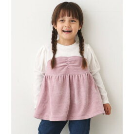 ザ ショップ ティーケー (キッズ) THE SHOP TK(Kids) G＿お家で洗えるカットモールドッキングプルオーバー （ベビーピンク(571)）