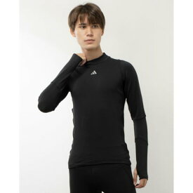 アディダス adidas メンズ フィットネス 長袖コンプレッションインナー M TF CR LS Tシャツ HY3811 （ブラック）