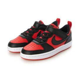 ナイキ NIKE ジュニア スニーカー ナイキ コート ボロー LOW リクラフト PS DV5457600 （ユニバーシティレッド/ブラック/ホワイト）