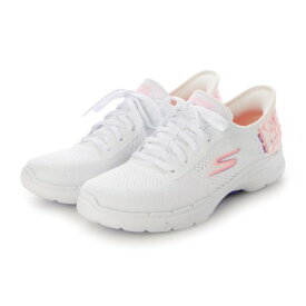 スケッチャーズ SKECHERS レディース スニーカー SLIP-INS GO WALK 6 - VIVID ID 124627 (ホワイト)