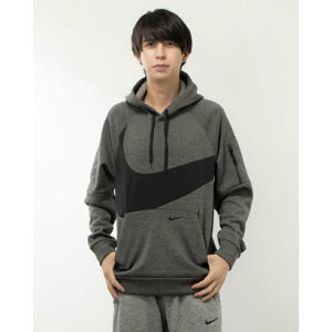 ナイキ NIKE メンズ ニットジャケット ナイキ TF スウッシュ プルオーバー L/S フーディ DQ5402071 (チャコールヘザー/ダークスモークグレー/ブラック)