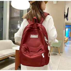 アンドカワイイ And Kawaii バッグ A4 カジュアル バックパック リュックサック レディース 可愛い カジュアル （ワインレッド）