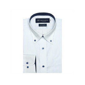 トーキョーシャツ TOKYO SHIRTS 【超形態安定】 ボタンダウンカラー 綿100% 長袖 ワイシャツ （ブルー）