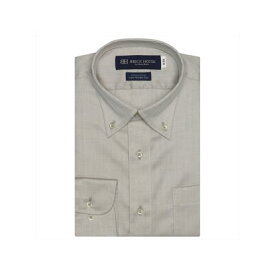 トーキョーシャツ TOKYO SHIRTS 【超形態安定】 ボタンダウンカラー 綿100% 長袖 ワイシャツ （ベージュ）