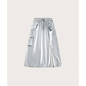 ラポミ プチ LA POMME petit Functional Style Silver Skirt ファンクショナルスタイルシルバースカート （Silver）