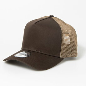 ニューエラ NEW ERA ニューエラ NEW ERA ニューエラ NEWERA キャップ 帽子 9FORTY 無地 メッシュ 940 ワンサイズ トラッカー スナップバック 野球 NEWERA 9FORTY （CHOCOLATExKHAKI）