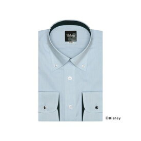 トーキョーシャツ TOKYO SHIRTS 【ディズニー】 形態安定 ボタンダウンカラー 長袖 ワイシャツ （ブルー）