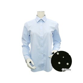 トーキョーシャツ TOKYO SHIRTS 【ディズニー】 形態安定 レギュラー衿 長袖 レディースシャツ （ブルー）