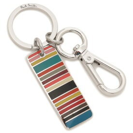 ポールスミス Paul Smith キーホルダー マルチストライプ マルチカラー ユニセックス Paul Smith M1AKEYRMSTAG 92 MEN KEYRING SIGNATURE STRIPE MULTICOLOUR （MULTICOLOUR）