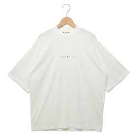 マルニ MARNI Tシャツ カットソー オーガニックコットン ホワイト レディース MARNI THJE0263P1 USCS87 L2W01 （LILY WHITE）
