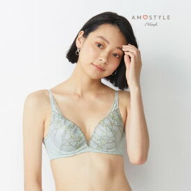 アモスタイル ハ?イ トリンフ? AMOSTYLE BY Triumph 夢みるブラDeepV アモスタイル25thアニバーサリーコレクション 1444 E-Fカップ （クラウド）