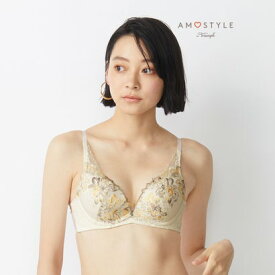 アモスタイル ハ?イ トリンフ? AMOSTYLE BY Triumph 夢みるブラDeepV アモスタイル25thアニバーサリーコレクション 1444 E-Fカップ （エクリュ）