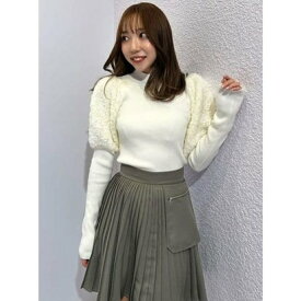 ボリュームショルダーKNIT TOP IVOY3