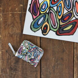 ＜ロングセラー＞ペルケ perche 冨永ボンドコラボ・ジャバラカードウォレット （SVMIX）