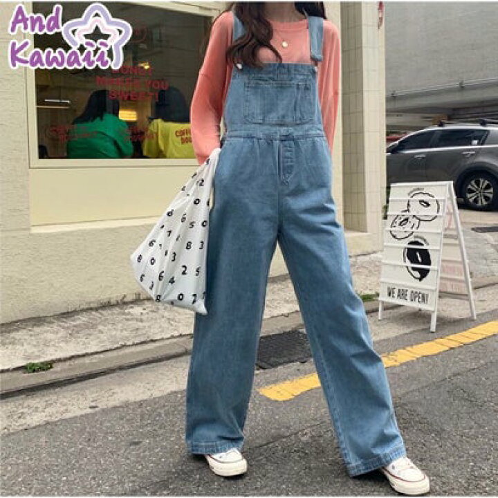 楽天市場】アンドカワイイ And Kawaii デニムサロペット レディース 