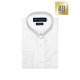 トーキョーシャツ TOKYO SHIRTS 【超形態安定】 プレミアム タブカラー 長袖 形態安定 ワイシャツ 綿100% （ホワイト）