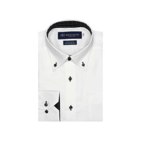 トーキョーシャツ TOKYO SHIRTS 【超形態安定】 ボットーニボタンダウン 長袖 ワイシャツ 綿100% （ホワイト）