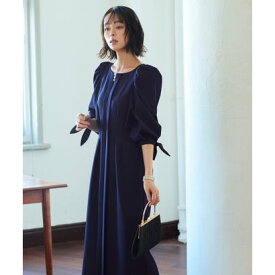 ルイルエブティック RUIRUE BOUTIQUE 【オケージョンドレス/結婚式】ボリュームスリーブセンタータックペンシルワンピース 披露宴 二次会 お呼ばれ フォーマル パーティードレス ロング丈 Iラ