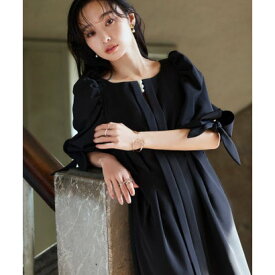 ルイルエブティック RUIRUE BOUTIQUE 【オケージョンドレス/結婚式】ボリュームスリーブセンタータックペンシルワンピース 披露宴 二次会 お呼ばれ フォーマル パーティードレス ロング丈 Iラ