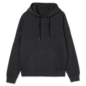 ゲス GUESS Logo Patch Hoodie Sweatshirt （JBLK）