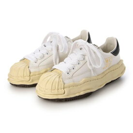 メゾン ミハラヤスヒロ Maison MIHARA YASUHIRO BLAKEY LOW シェルトゥ ローカット レザー スニーカー A09FW731 OX シューズ メンズ レディース （White）